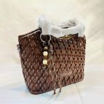 Cream Woven Textured Tote - Image 4